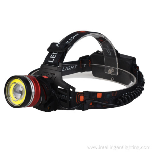 Outdoor Camping Head Torch Zoom COB Headlamp